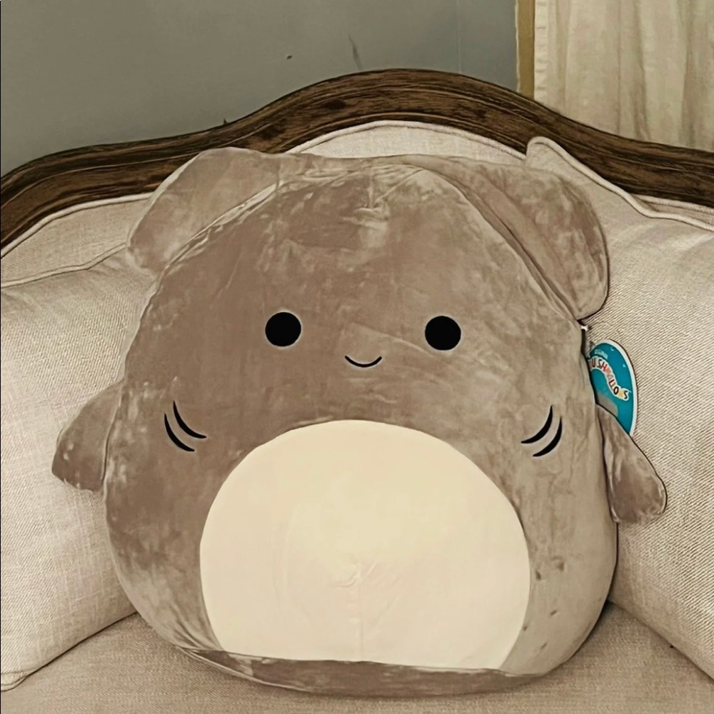 Squishmallow Tank the Hammerhead Shark 16” New!